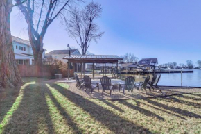 Modern Buckeye Lake Retreat Game Room and Fire Pit!